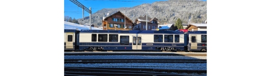 BEMO 3247321 - H0m - Niederflur-Panoramawagen Bs 271 GPX, MOB, Ep. VI